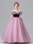 Pink Purple Tulle Flower Girl Dress