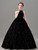 Black Sequins Halter Flower Girl Dress