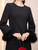 Black Long Sleeve Mother of the Bride Dress