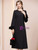 Black Long Sleeve Mother of the Bride Dress