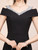 Black V-neck Beading Mother of the Bride Dress