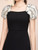 Black Square Neck Mother of the Bride Dress