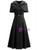 Black V-neck Beading Mother of the Bride Dress