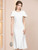 Sheath Scoop Neck Beading Mother Of The Bride Dress