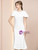 Sheath Scoop Neck Beading Mother Of The Bride Dress