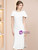 Sheath Scoop Neck Beading Mother Of The Bride Dress