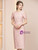 Pink Flower Mother Of The Bride Dress