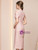 Pink Flower Mother Of The Bride Dress