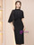 Black High Neck Beading Mother of the Bride Dress