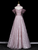 Pink Tulle Sequins Pleats Beading Prom Dress
