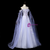 Purple Tulle Sequins Beading Sequins Prom Dress