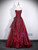 Burgundy Off the Shoulder Pleats Prom Dress