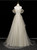 Tulle Strapless Appliques Prom Dress