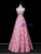 Pink Sequins Off the Shoulder Prom Dress