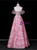 Pink Sequins Off the Shoulder Prom Dress