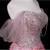 Pink Sequins Off the Shoulder Prom Dress