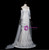 White Mermaid Lace Long Sleeve Wedding Dress