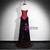 Black Strapless Sequins Prom Dress
