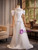 White Mermaid Off the Shoulder Pleats Wedding Dress