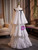 White Spaghetti Straps Tiers Wedding Dress