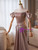 Mermaid Off the Shoulder Pleats Beading Prom Dress