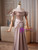 Mermaid Off the Shoulder Pleats Beading Prom Dress
