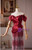 Burgundy Mermaid Sequins Off the Shoulder Prom Dress