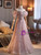 Pink Sequins Off the Shoulder Beading Prom Dress