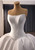Simple White Satin Strapless Wedding Dress