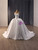 Simple White Satin Strapless Wedding Dress