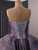Dark Purple Tulle Sequins Prom Dress