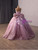 Pink Tulle Straps Sequins Bow Prom Dress