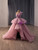 Pink Tulle One Shoulder Pleats Prom Dress