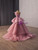 Pink Tulle One Shoulder Pleats Prom Dress
