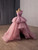 Pink Tulle One Shoulder Pleats Prom Dress