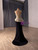 Black Mermaid Strapless Beading Prom Dress