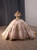 Pink Satin Off the Shoulder Appliques Prom Dress