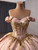 Pink Satin Off the Shoulder Appliques Prom Dress
