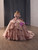 Pink Off the Shoulder Appliques Prom Dress