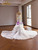 White Mermaid Sequins Long Sleeve Wedding Dress