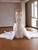 White Mermaid Sequins Long Sleeve Wedding Dress