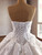 White Satin Long Sleeve Beading Wedding Dress