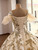 Champagne Tulle Straps Sequins Beading Prom Dress