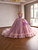 Pink Tulle Strapless Appliques Beading Prom Dress