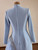 Light Blue Long Sleeve High Neck Beading Prom Dress