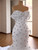White Mermaid Tulle Beading Wedding Dress