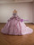 Pink Sequins Off the Shoulder Beading Prom Dress