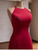 Red Mermaid Backless Beading Prom Dress