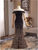 Black Mermaid Sequins Off the Shoulder Prom Dress