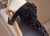 Black Mermaid Sequins Off the Shoulder Prom Dress